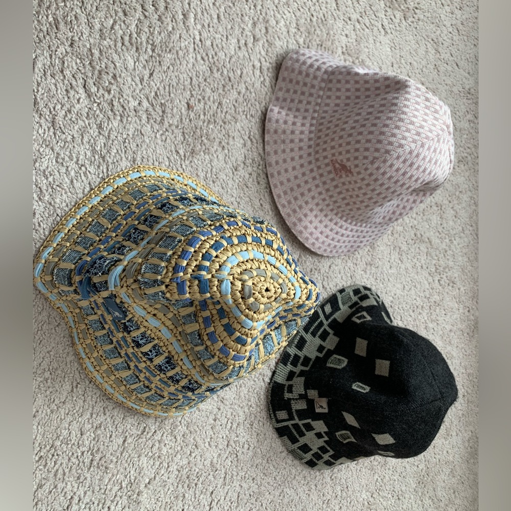 Kangol bucket hats - set of three